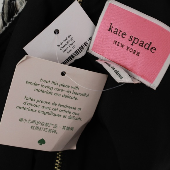 KATE SPADE Flutter Sleeve Tweed‎ Dress - Picture 9 of 10